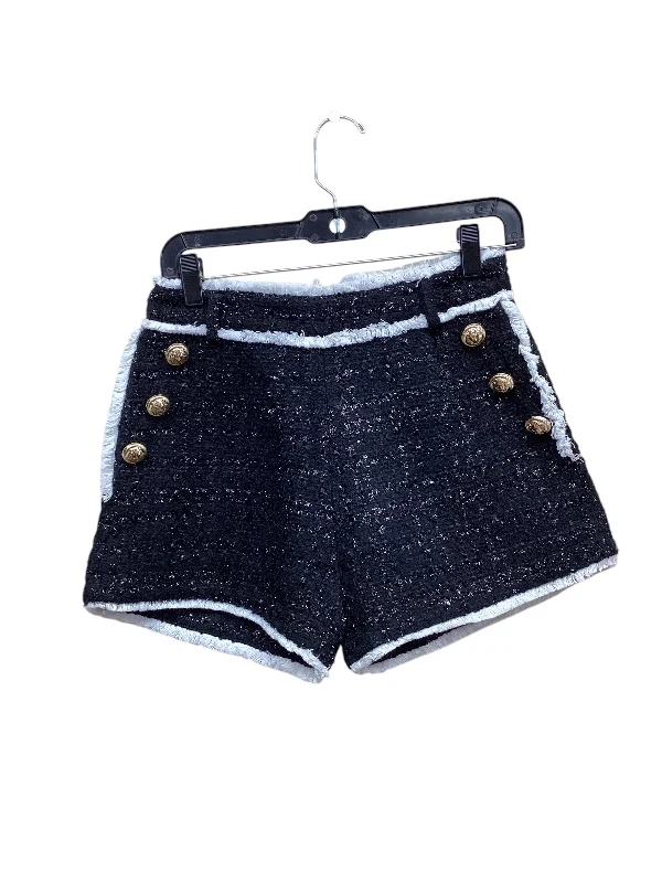 Shorts By Clothes Mentor In Black & White, Size: M