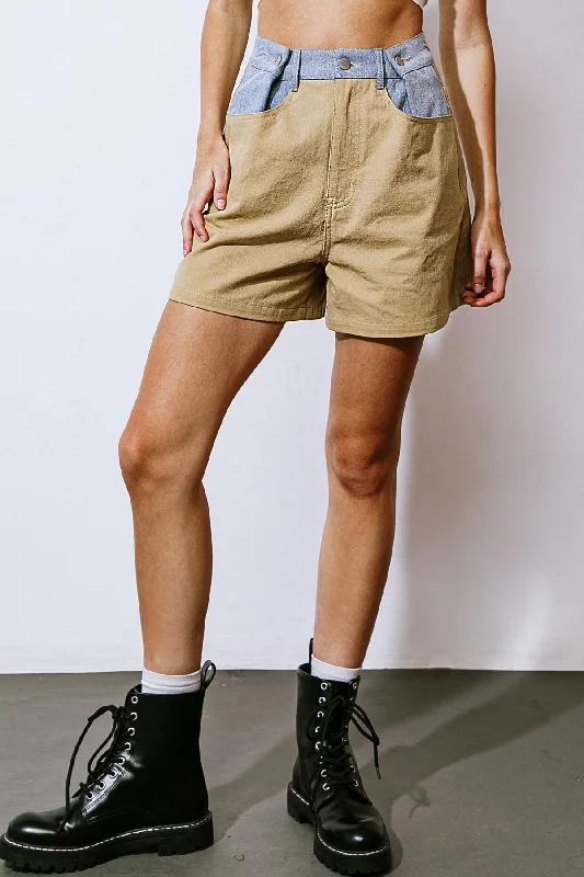 MAJOR MOOD DENIM TWILL SHORTS