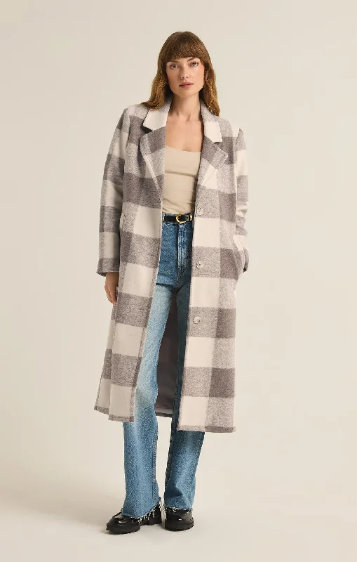 Conway Buffalo Plaid Coat