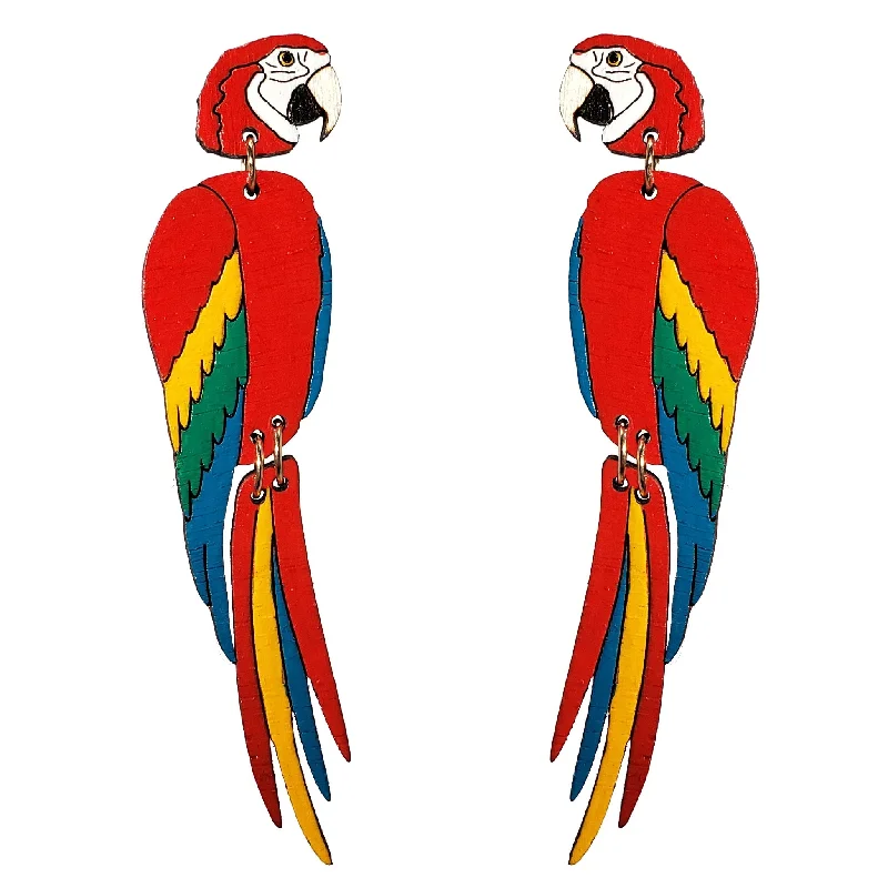 Macaw Stud Dangles