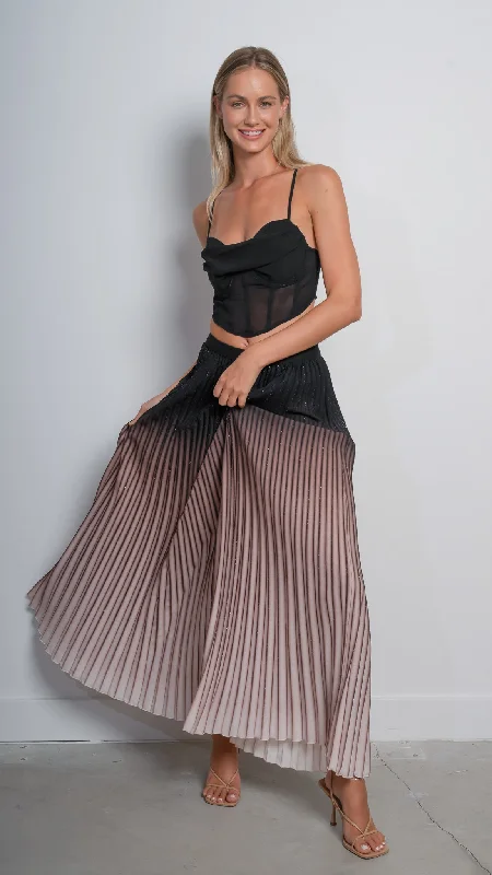 Hannah Pleated Skirt