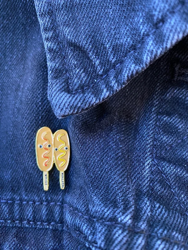 Stick Together Enamel Pin