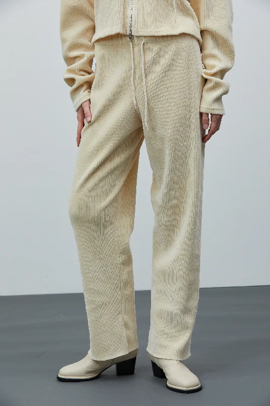 Corduroy Sweatpants, Ivory