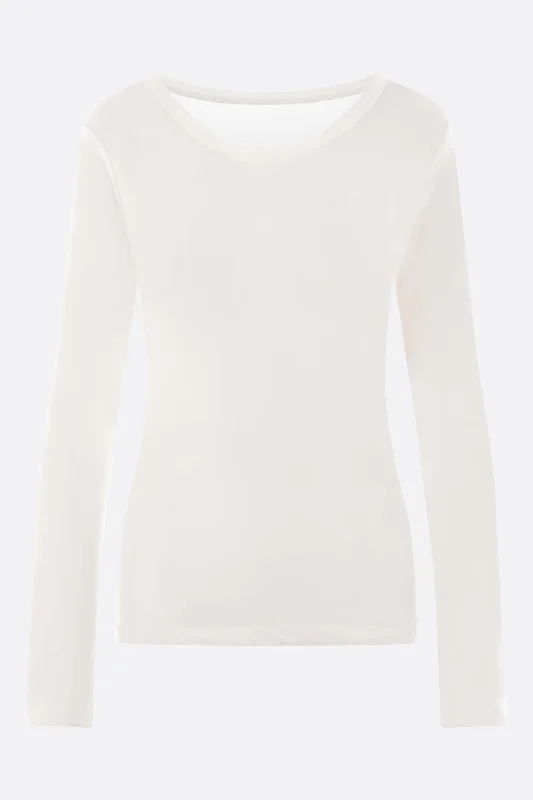 cotton long-sleeved t-shirt