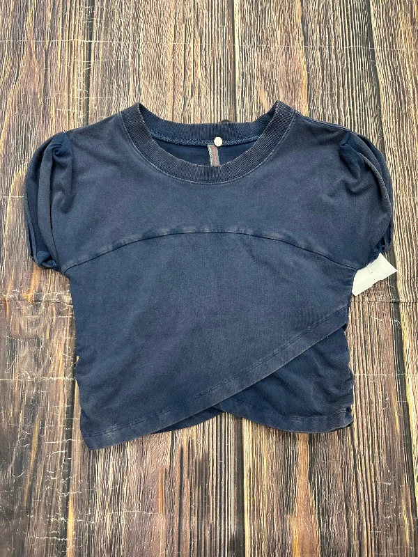 Top Short Sleeve By Free People In Blue, Size: S