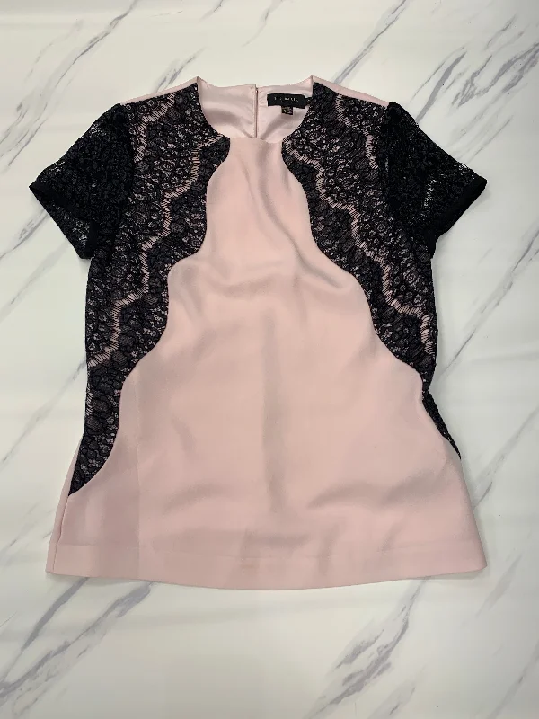 Top Short Sleeve By Ted Baker In Pink, Size: S