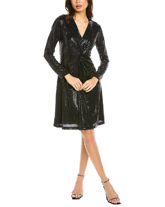 Elie Rahari Sequin Mini Cocktail Dress