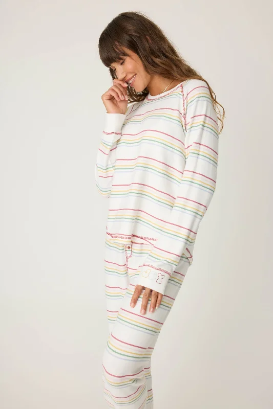 Women's Long Sleeve Stripe Top