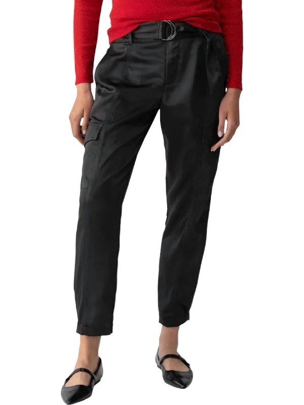 Classy Cargo Trousers In Black