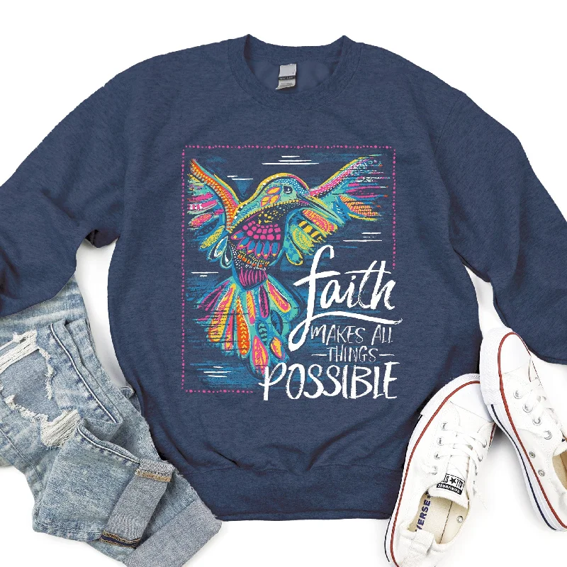 Faith Hummingbird Sweatshirt