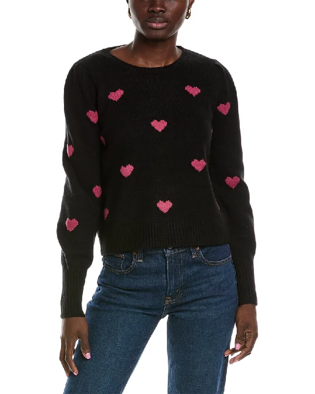 Splendid Adeline Heart Sweater