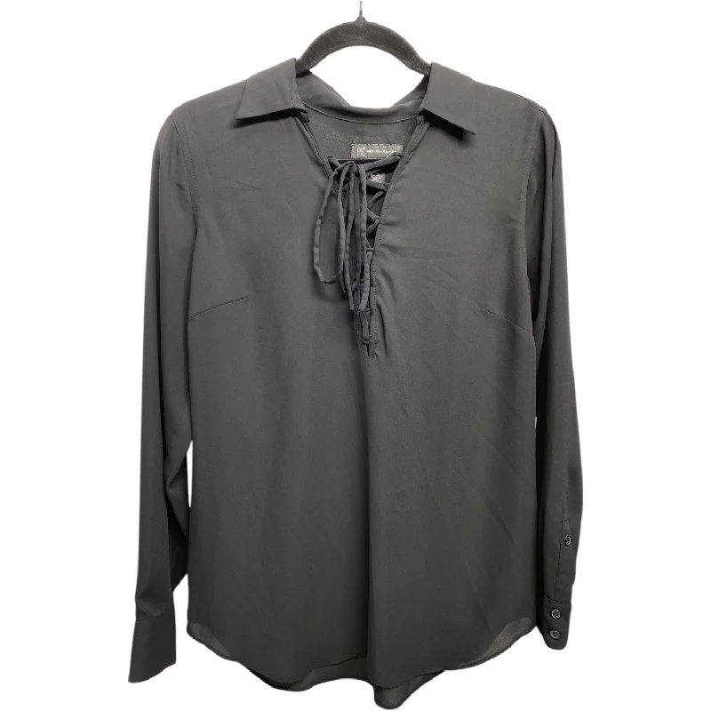 Top Long Sleeve By Inc In Black, Size: 2