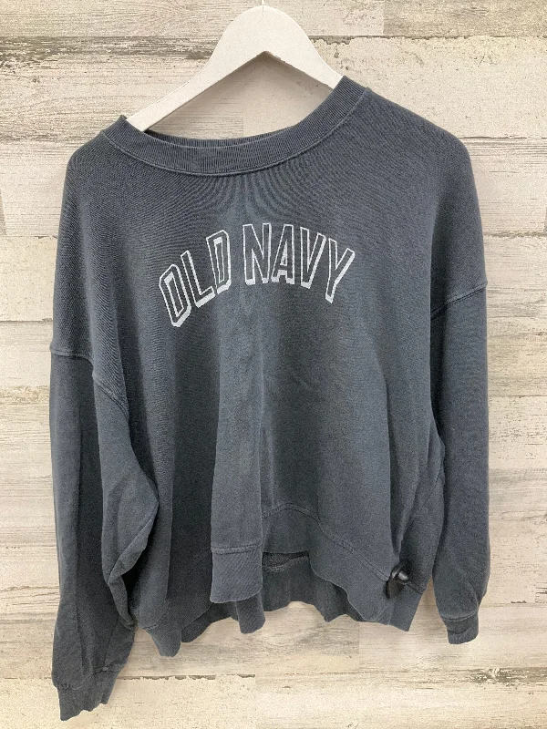 Top Long Sleeve By Old Navy In Grey, Size: Xxl