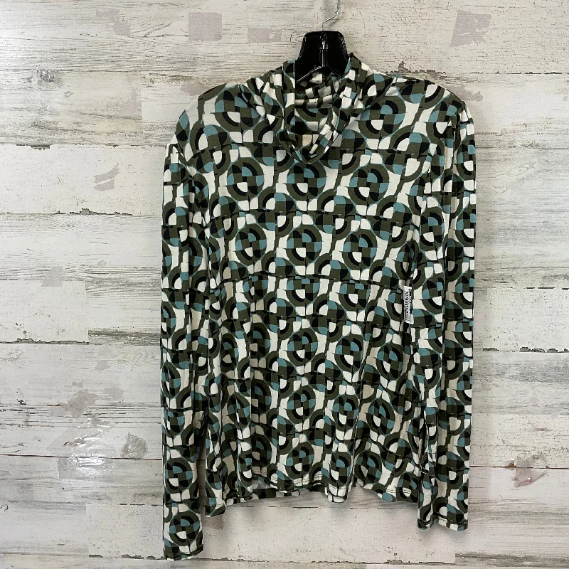 Top Long Sleeve By Tahari By Arthur Levine In Green, Size: Xl