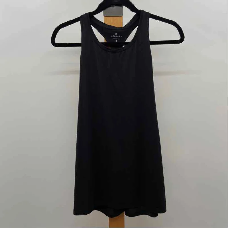 Athleta Women's Size S Black Solid Tank