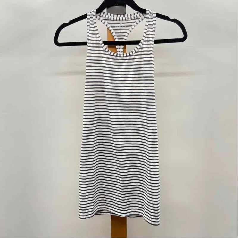 Athleta Women's Size S White Stripe Tank