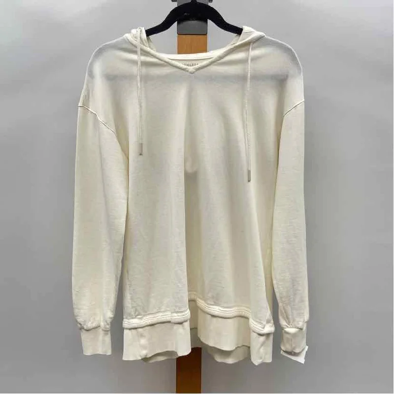 Athleta Women's Size XS Ivory Solid Long Sleeve Shirt