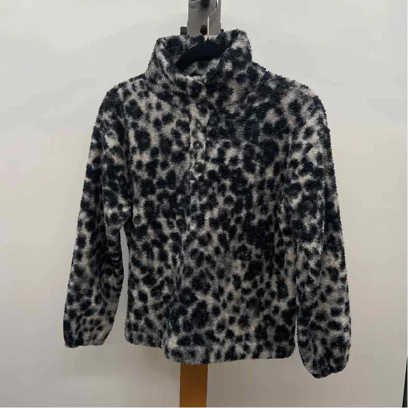 Loft Women's Size XSP Gray Leopard Sweater