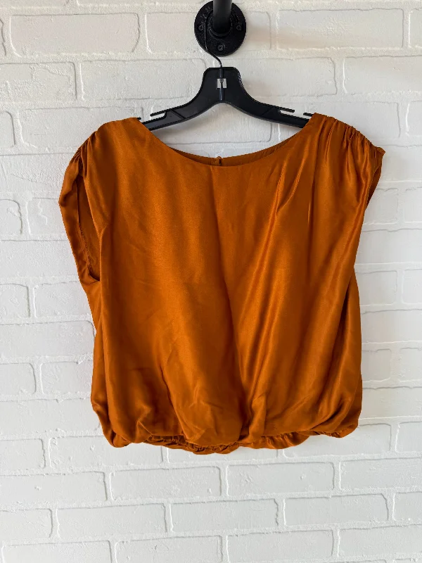 Top Sleeveless By Anthropologie In Orange, Size: Xs