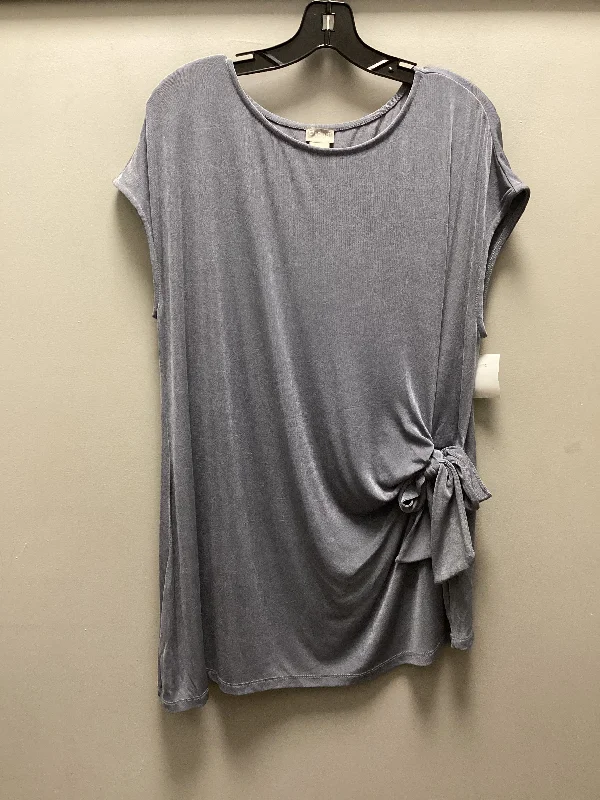 Top Sleeveless By Chicos In Blue, Size: Xl