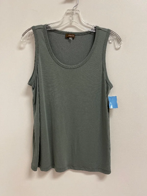 Top Sleeveless By Crosby In Green