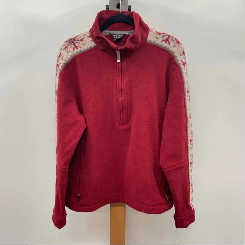 Woolrich Women's Size L Red Snow Sweater